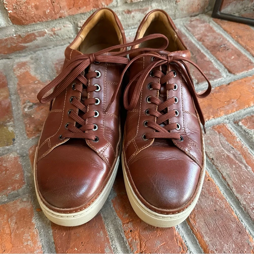 Allen Edmonds Leather Sneakers 13D - Picture 2 of 13